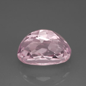 4.28캐럿 천연 핑크 쿤자이트, 쿠션 컷, 11×7.5 mm, VVS-VS