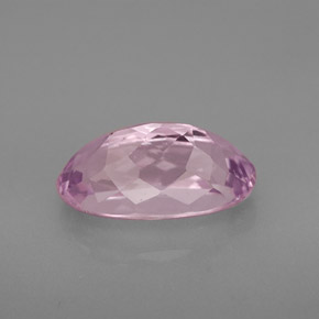 4.01캐럿 천연 핑크 쿤자이트, 타원형 컷, 12.8×7 mm, VVS-VS