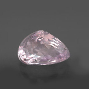 4.28캐럿 천연 핑크 쿤자이트, 배 모양, 11.2×7.8 mm, VVS-VS