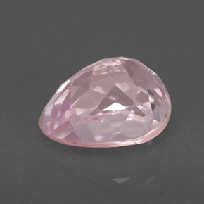 2.00캐럿 천연 핑크 쿤자이트, 배 모양, 8.2×6.7 mm, VVS-VS