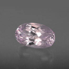 4.05캐럿 천연 핑크 쿤자이트, 타원형 컷, 11.8×7.1 mm, VVS-VS