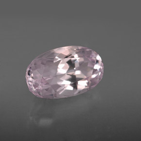 4.05캐럿 천연 핑크 쿤자이트, 타원형 컷, 11.8×7.1 mm, VVS-VS