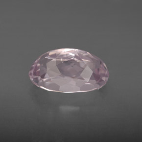4.05캐럿 천연 핑크 쿤자이트, 타원형 컷, 11.8×7.1 mm, VVS-VS