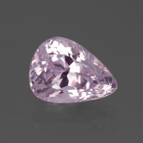 6.61캐럿 천연 핑크 쿤자이트, 배 모양, 13×9.5 mm, VVS-VS