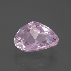 6.61캐럿 천연 핑크 쿤자이트, 배 모양, 13×9.5 mm, VVS-VS