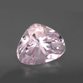 5.10캐럿 천연 핑크 쿤자이트, 배 모양, 11.6×9.5 mm, VVS-VS