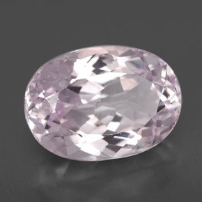 6.69캐럿 천연 핑크 쿤자이트, 타원형 컷, 13.1×9.4 mm, VVS-VS