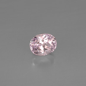 5.68캐럿 천연 핑크 쿤자이트, 타원형 컷, 11×8.8 mm, VVS-VS