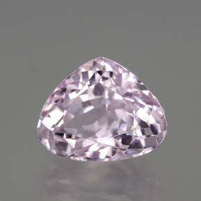 8.84캐럿 천연 핑크 쿤자이트, 배 모양, 13.9×11.2 mm, VVS-VS