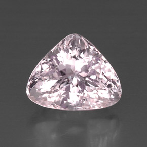 8.63캐럿 천연 핑크 쿤자이트, 트릴리언, 13.9×11.2 mm, VVS-VS