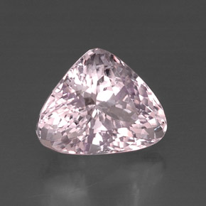8.63캐럿 천연 핑크 쿤자이트, 트릴리언, 13.9×11.2 mm, VVS-VS