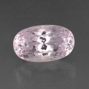 14.70캐럿 천연 핑크 쿤자이트, 타원형 컷, 18.4×10.9 mm, VVS-VS