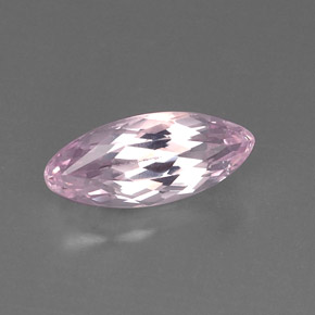 6.44캐럿 천연 핑크 쿤자이트, 마퀴즈, 18.2×7.8 mm, VS