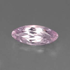 6.44캐럿 천연 핑크 쿤자이트, 마퀴즈, 18.2×7.8 mm, VS