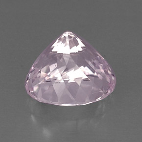 11.27캐럿 천연 핑크 쿤자이트, 타원형 컷, 13.7×12.6 mm, VVS