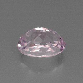 6.73캐럿 천연 핑크 쿤자이트, 타원형 컷, 12.5×9.8 mm, VVS-VS