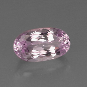 6.56캐럿 천연 핑크 쿤자이트, 타원형 컷, 14.2×8.3 mm, VVS