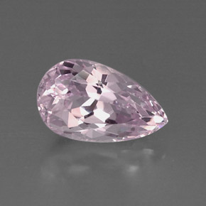 8.39캐럿 천연 핑크 쿤자이트, 배 모양, 15.9×9.6 mm, VVS