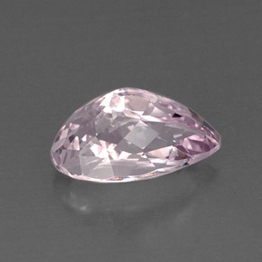 8.39캐럿 천연 핑크 쿤자이트, 배 모양, 15.9×9.6 mm, VVS
