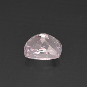 4.74캐럿 천연 핑크 쿤자이트, 쿠션 컷, 10.6×8.6 mm, VVS-VS