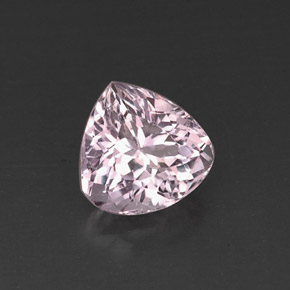 5.57캐럿 천연 핑크 쿤자이트, 배 모양, 11.5×11.4 mm, VVS-VS