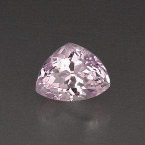 8.49캐럿 천연 핑크 쿤자이트, 트릴리언, 13.8×10.8 mm, VS
