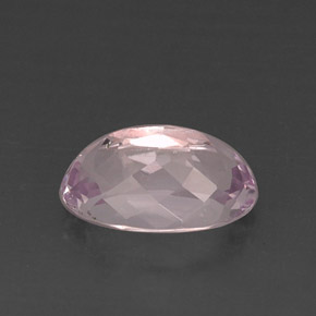7.93캐럿 천연 핑크 쿤자이트, 타원형 컷, 15.2×9.3 mm, VVS