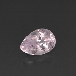 4.00캐럿 천연 핑크 쿤자이트, 배 모양, 11.5×8 mm, VS