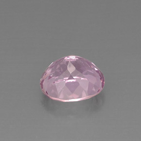 7.92캐럿 천연 핑크 쿤자이트, 타원형 컷, 12.4×11 mm, VS