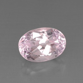 8.31캐럿 천연 핑크 쿤자이트, 타원형 컷, 14.1×10 mm, VS