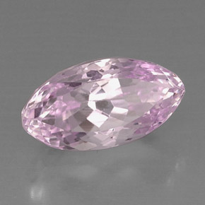 10.35캐럿 천연 핑크 쿤자이트, 마퀴즈, 17.6×9.5 mm, VVS