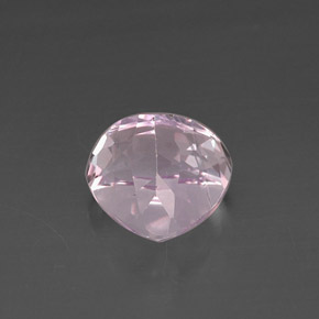 9.89캐럿 천연 핑크 쿤자이트, 배 모양, 12.9×12.5 mm, VS