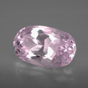 5.36캐럿 천연 핑크 쿤자이트, 타원형 컷, 12.9×8.3 mm, VVS-VS