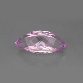 6.80캐럿 천연 핑크 쿤자이트, 마퀴즈, 16.7×8.1 mm, VS