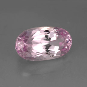 6.95캐럿 천연 핑크 쿤자이트, 타원형 컷, 14.2×8.3 mm, VS
