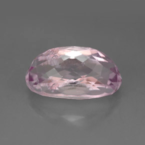 6.95캐럿 천연 핑크 쿤자이트, 타원형 컷, 14.2×8.3 mm, VS