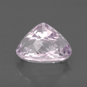 5.46캐럿 천연 라이트 핑크 쿤자이트, 타원형 컷, 12×8.3 mm, VVS-VS