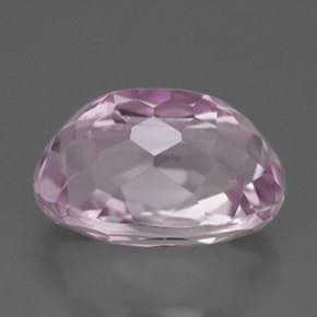 8.16캐럿 천연 핑크 쿤자이트, 타원형 컷, 13.7×8.7 mm, VVS