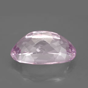 10.60캐럿 천연 핑크 쿤자이트, 타원형 컷, 17.1×10.4 mm, VVS-VS