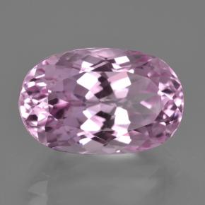 17.07캐럿 천연 핑크 쿤자이트, 타원형 컷, 18.7×12 mm, VVS-VS
