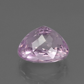 7.09캐럿 천연 핑크 쿤자이트, 타원형 컷, 12.1×10.1 mm, VS