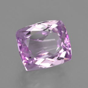 3.59캐럿 천연 핑크 쿤자이트, 쿠션 컷, 9.2×8 mm, VS