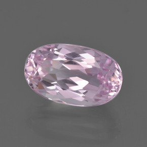 4.58캐럿 천연 핑크 쿤자이트, 타원형 컷, 12.5×7.6 mm, VS