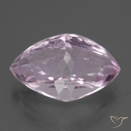 14.85캐럿 천연 Medium Light-Pink 쿤자이트, 트릴리언, 19.4×12.4 mm, VVS
