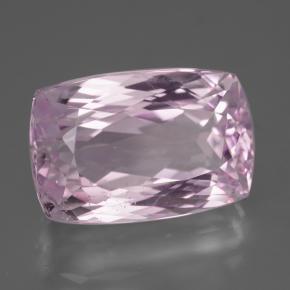 19.54캐럿 천연 미디엄 핑크 쿤자이트, 쿠션 컷, 18×12.1 mm, VS