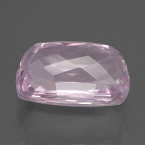 19.54캐럿 천연 미디엄 핑크 쿤자이트, 쿠션 컷, 18×12.1 mm, VS