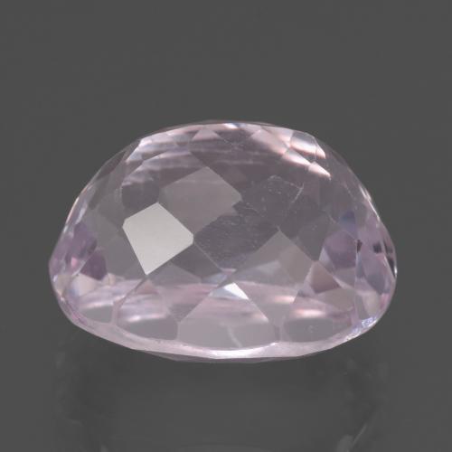14.22캐럿 천연 라이트 체리 핑크 쿤자이트, 타원형 컷, 14.9×12.5 mm, VS