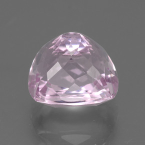 7.16캐럿 천연 핑크 쿤자이트, 쿠션 컷, 10.8×9.5 mm, VVS-VS