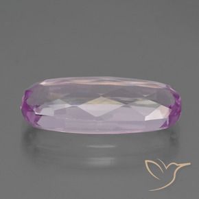 7.41캐럿 천연 라이트 퍼플 쿤자이트, 타원형 컷, 18.8×8.4 mm, VS