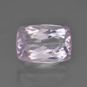 4.76캐럿 천연 매우 밝은 분홍빛이 도는 보라색 쿤자이트, 쿠션 컷, 11.4×7.8 mm, VVS-VS